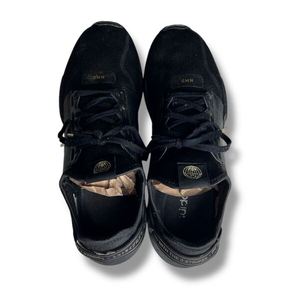 Adidas Originals NMD_R1 V2 Core Black / Gold Running Shoes Men’s Size 12, HP3251 - Picture 6 of 11